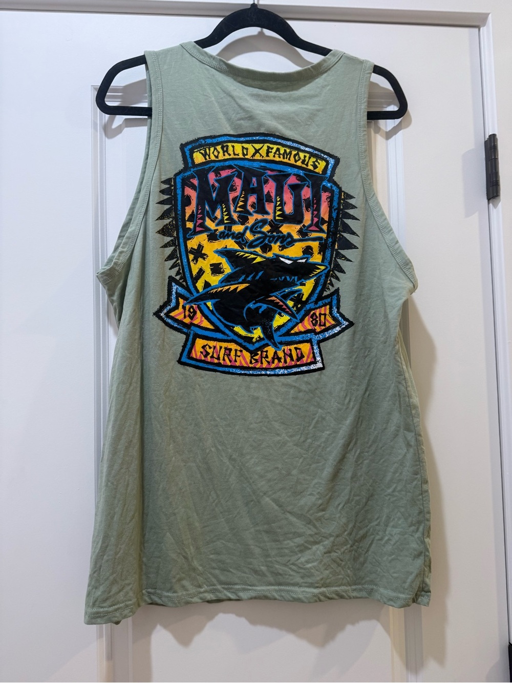 Maui and Son’s Light Green Tank Top - Picture 2 of 3
